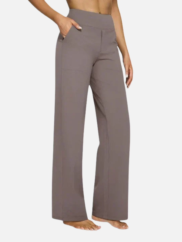 Carolina | Pantalón de Pierna Ancha de Tiro Alto Mujer