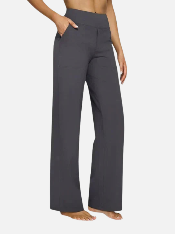 Carolina | Pantalón de Pierna Ancha de Tiro Alto Mujer
