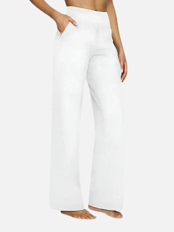 Carolina | Pantalón de Pierna Ancha de Tiro Alto Mujer