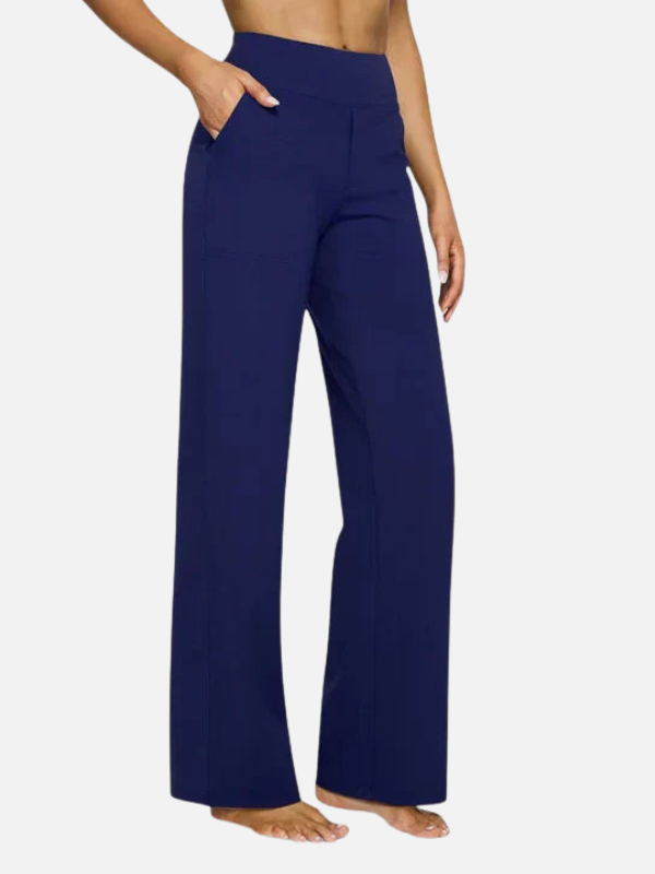 Carolina | Pantalón de Pierna Ancha de Tiro Alto Mujer