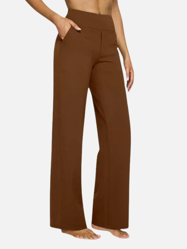 Carolina | Pantalón de Pierna Ancha de Tiro Alto Mujer