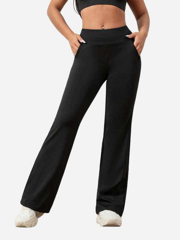 Victoria | Pantalón de Yoga Acampanado con Bolsillos Mujer