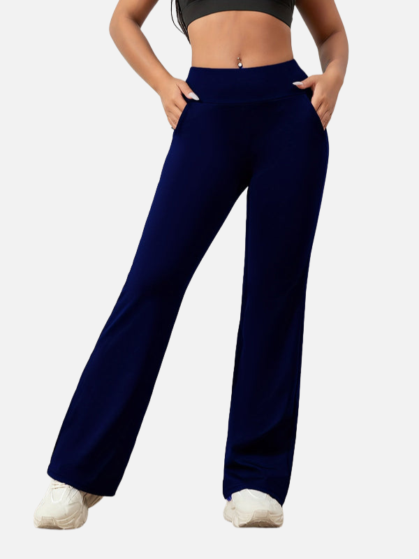 Victoria | Pantalón de Yoga Acampanado con Bolsillos Mujer