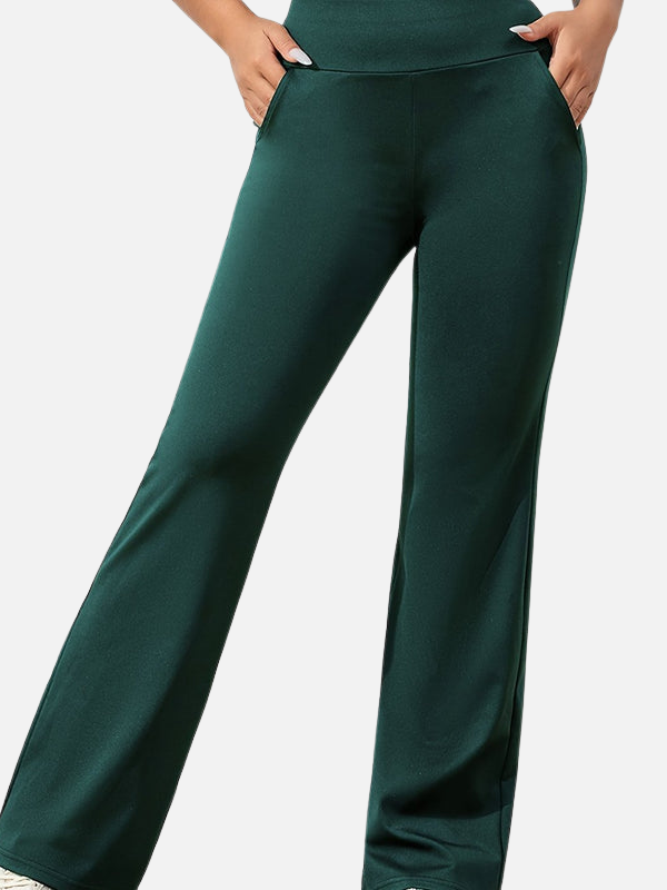 Victoria | Pantalón de Yoga Acampanado con Bolsillos Mujer