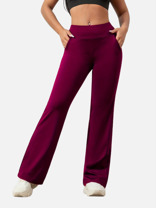 Victoria | Pantalón de Yoga Acampanado con Bolsillos Mujer