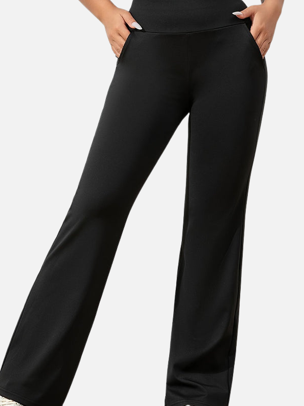 Victoria | Pantalón de Yoga Acampanado con Bolsillos Mujer