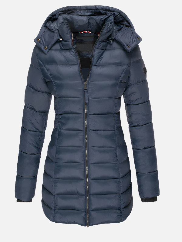 Carmen | Parka Acolchada Entallada con Capucha Mujer