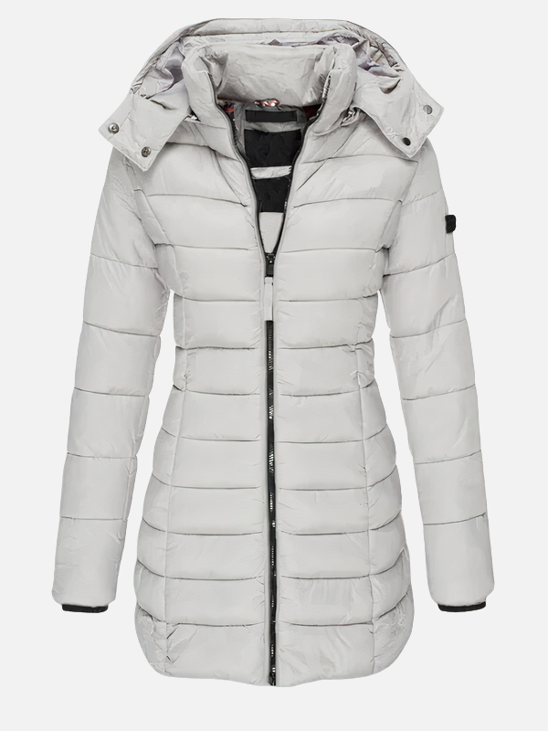 Carmen | Parka Acolchada Entallada con Capucha Mujer
