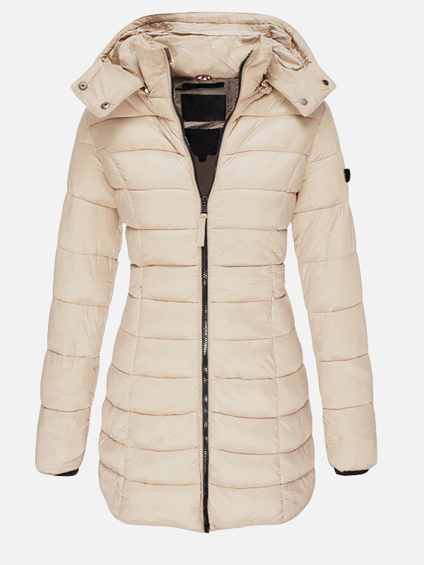 Carmen | Parka Acolchada Entallada con Capucha Mujer