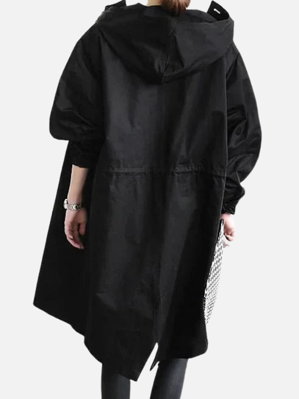 Renata | Abrigo Oversize Largo con Capucha Mujer