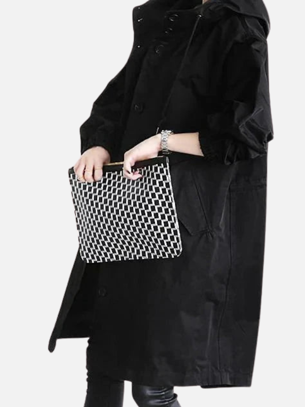 Renata | Abrigo Oversize Largo con Capucha Mujer