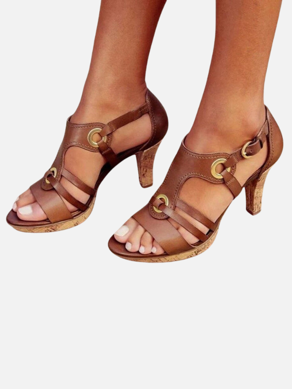 Isabella | Sandalias Ortopédicas de Tacón para Mujer