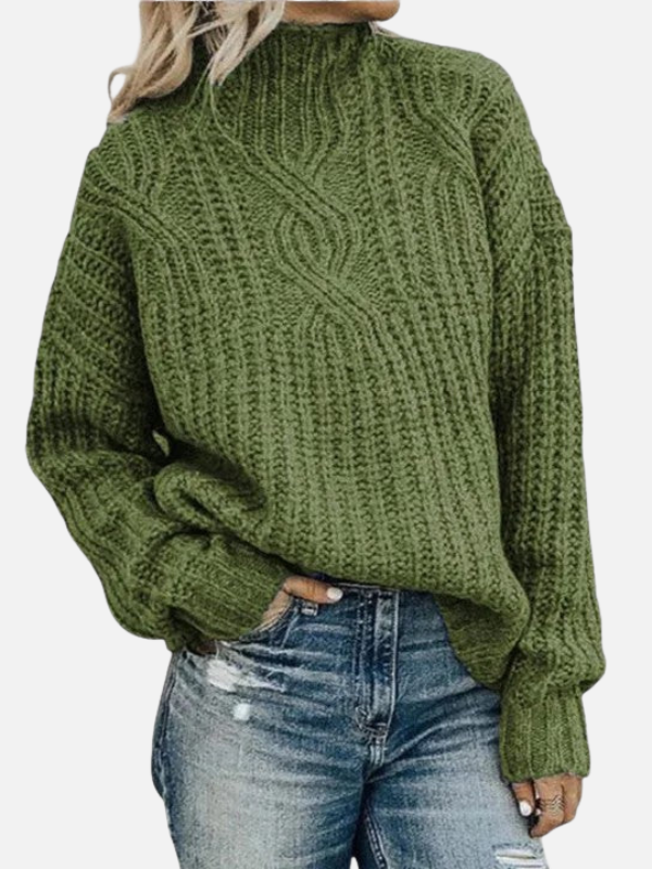 Paulina | Suéter Acanalado Oversize Manga Larga Mujer