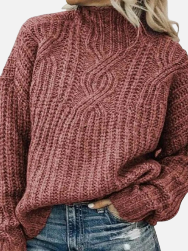 Paulina | Suéter Acanalado Oversize Manga Larga Mujer