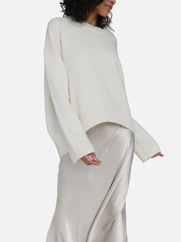 Alejandra | Suéter Oversize de Cuello Redondo Mujer
