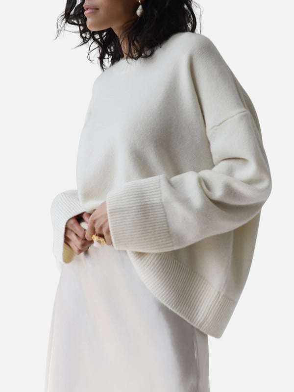 Alejandra | Suéter Oversize de Cuello Redondo Mujer
