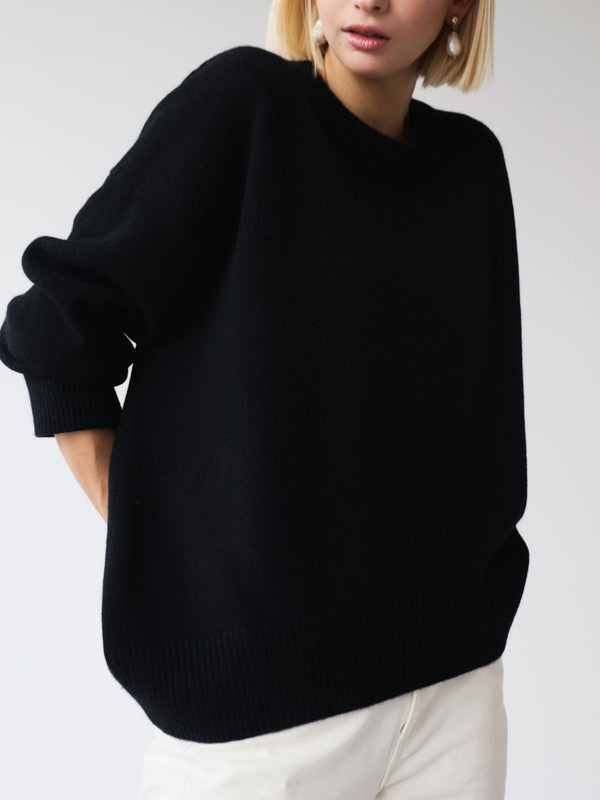Alejandra | Suéter Oversize de Cuello Redondo Mujer