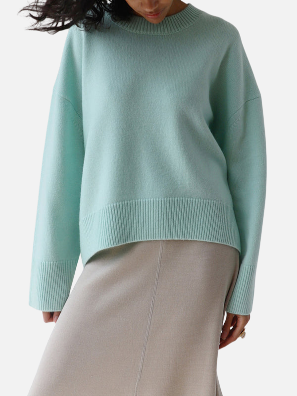 Alejandra | Suéter Oversize de Cuello Redondo Mujer