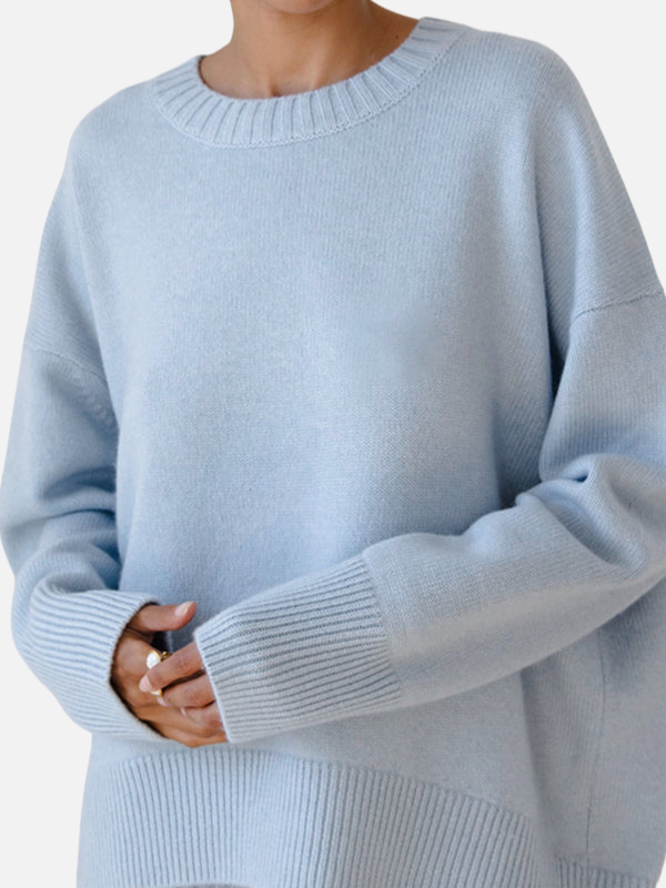 Alejandra | Suéter Oversize de Cuello Redondo Mujer