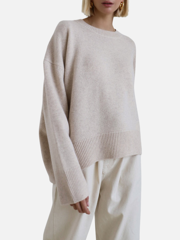 Alejandra | Suéter Oversize de Cuello Redondo Mujer