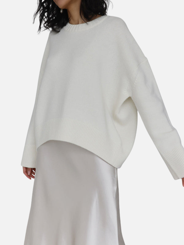 Alejandra | Suéter Oversize de Cuello Redondo Mujer
