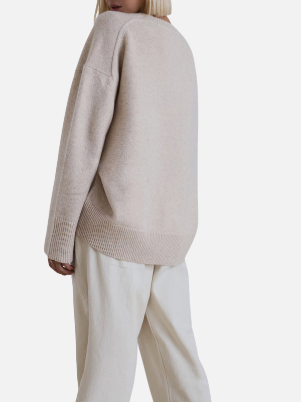 Alejandra | Suéter Oversize de Cuello Redondo Mujer