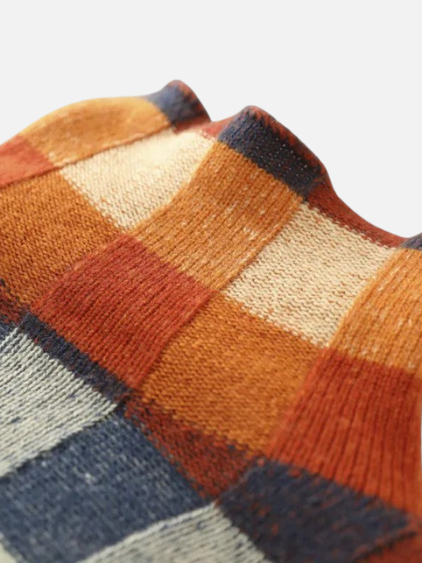 Valentina | Suéter Patchwork Tejido Manga Larga Mujer