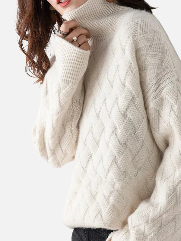 Mariana | Suéter Tejido de Cuello Tortuga para Mujer