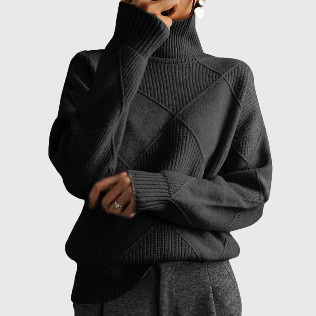 Rosa | Suéter Tejido en Relieve Oversize Mujer