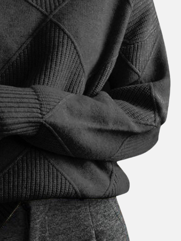 Rosa | Suéter Tejido en Relieve Oversize Mujer