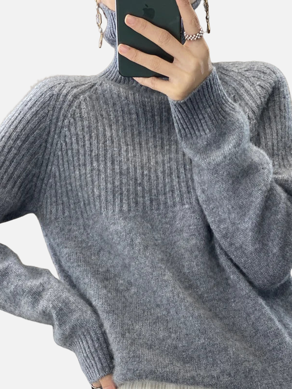 Jazmín | Suéter con Canesú de Canalé Tejido Mujer