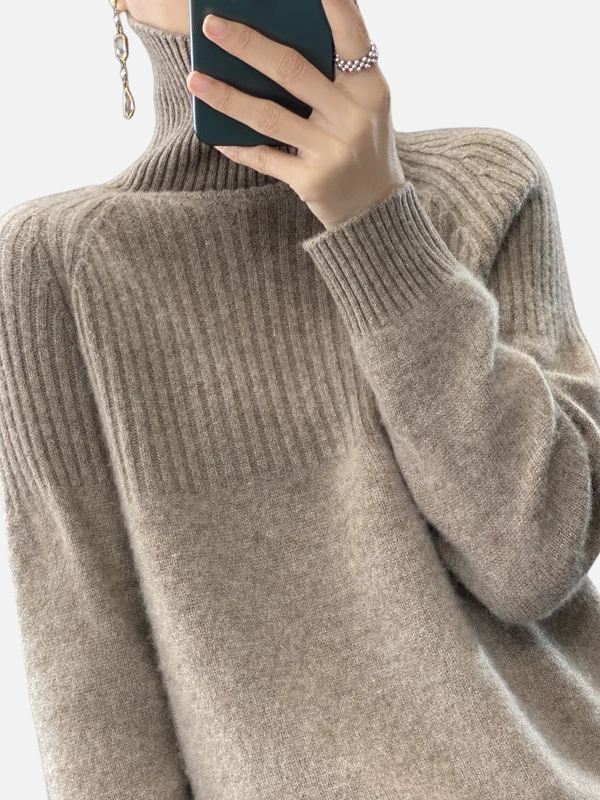 Jazmín | Suéter con Canesú de Canalé Tejido Mujer