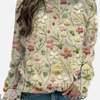 Ana | Suéter de Flores Silvestres Manga Larga Mujer