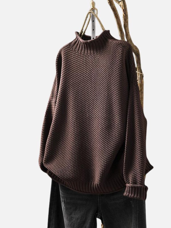 Claudia | Suéter de Punto de Arroz Oversize Mujer