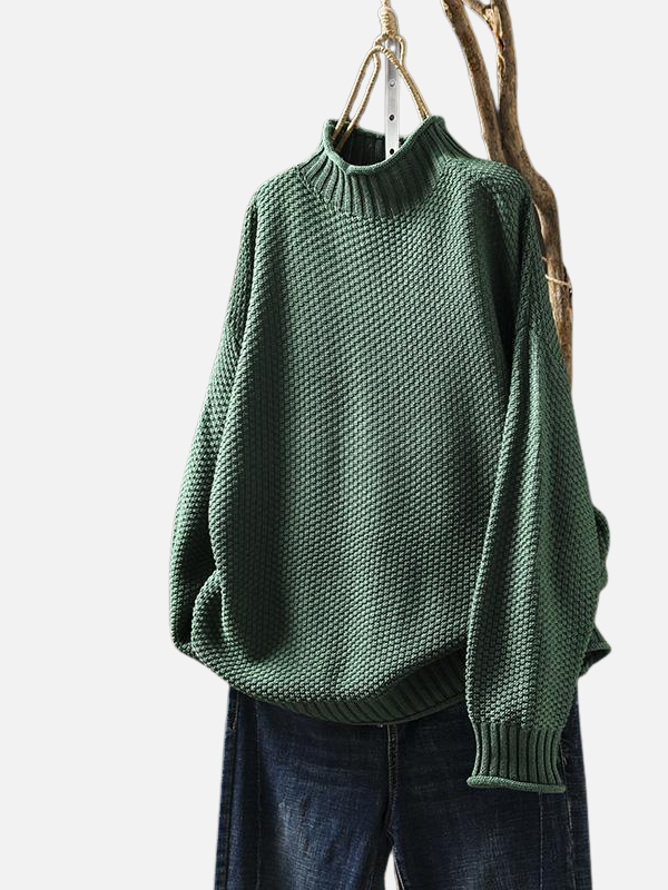 Claudia | Suéter de Punto de Arroz Oversize Mujer