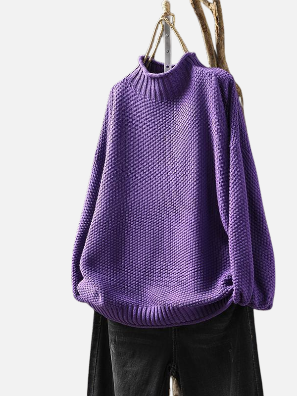 Claudia | Suéter de Punto de Arroz Oversize Mujer
