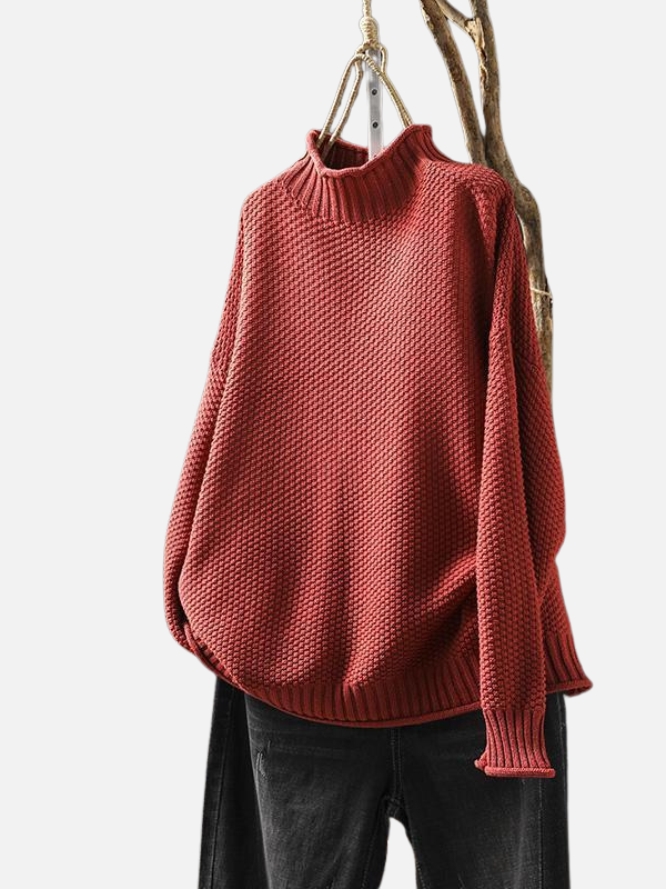 Claudia | Suéter de Punto de Arroz Oversize Mujer