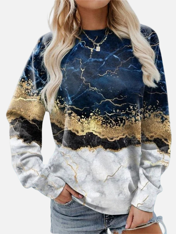 Diana | Sudadera Estampada Cuello Redondo Mujer