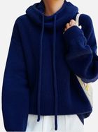Luciana | Sudadera Tejida Corta con Capucha y Cordones 4