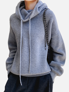 Luciana | Sudadera Tejida Corta con Capucha y Cordones 7