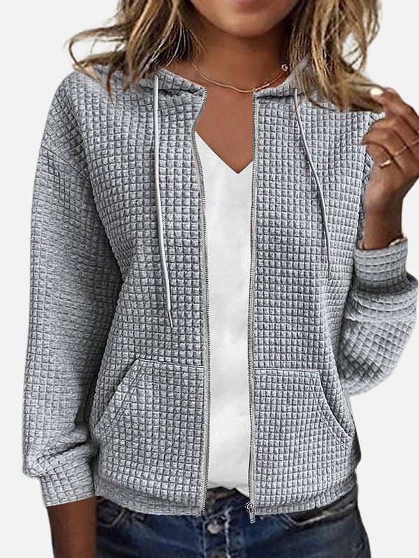 Silvia | Sudadera con Capucha y Cierre para Mujer