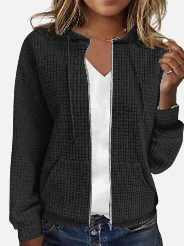 Silvia | Sudadera con Capucha y Cierre para Mujer