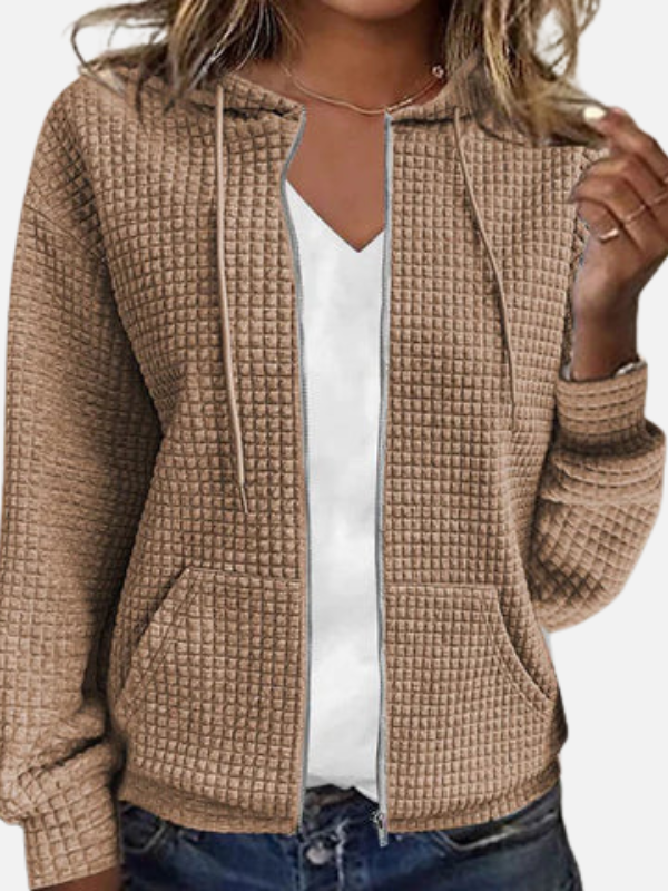 Silvia | Sudadera con Capucha y Cierre para Mujer