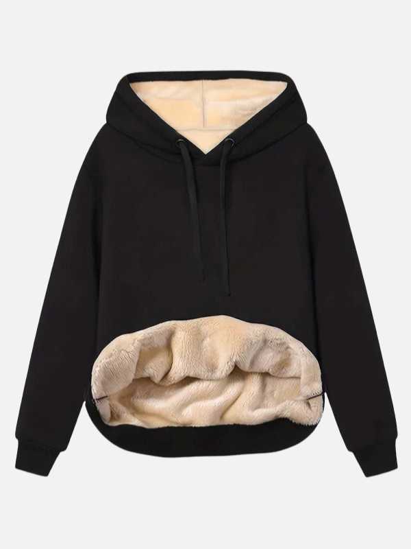 Melissa | Sudadera con Capucha y Forro de Borrega