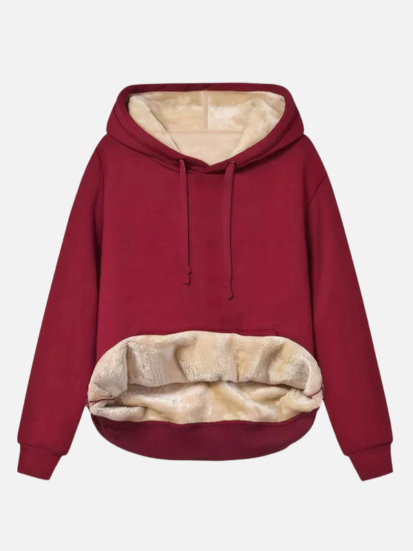 Melissa | Sudadera con Capucha y Forro de Borrega