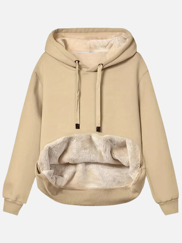 Melissa | Sudadera con Capucha y Forro de Borrega