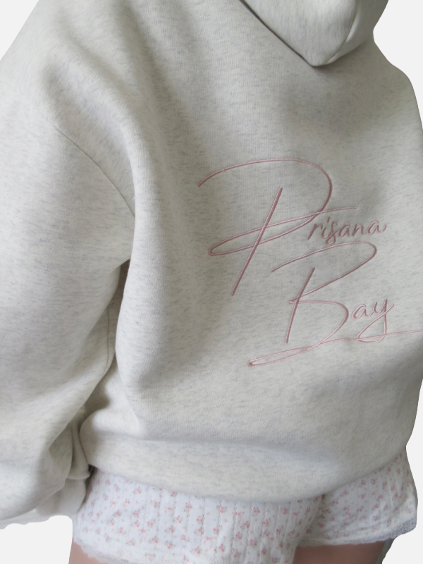 Beatriz | Sudadera con Capucha y Lazo Bordado Mujer