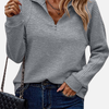 Sofía | Sudadera con Medio Cierre Cuello Alto Mujer