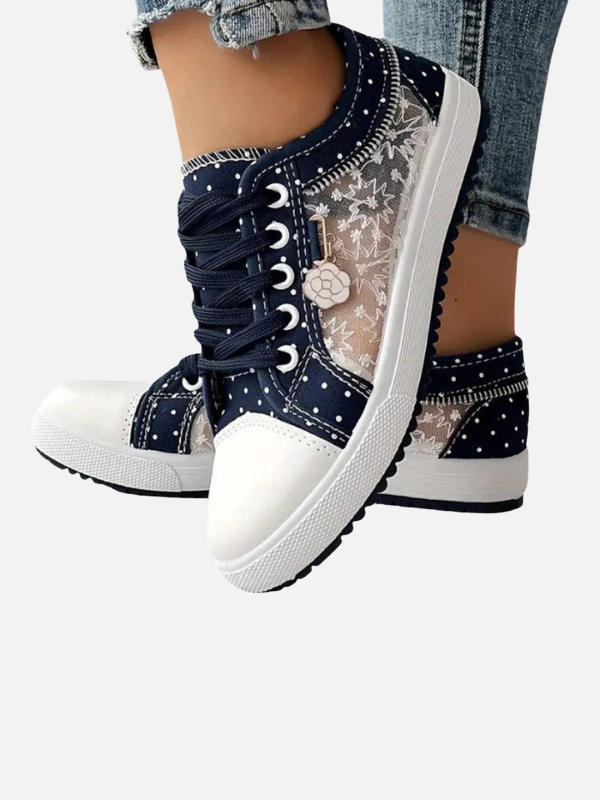 Cristina | Tenis Ortopédicos Bordados para Mujer