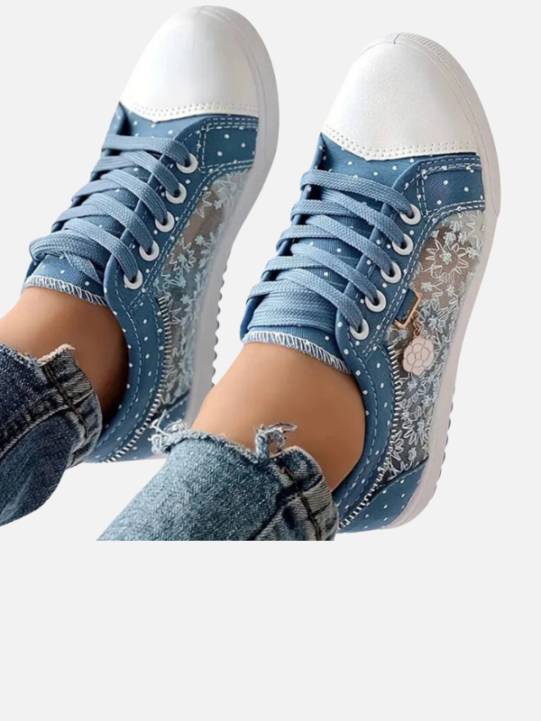 Cristina | Tenis Ortopédicos Bordados para Mujer